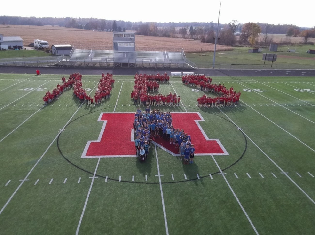 NES BLUE RIBBON STUDENT BODY PHOTO