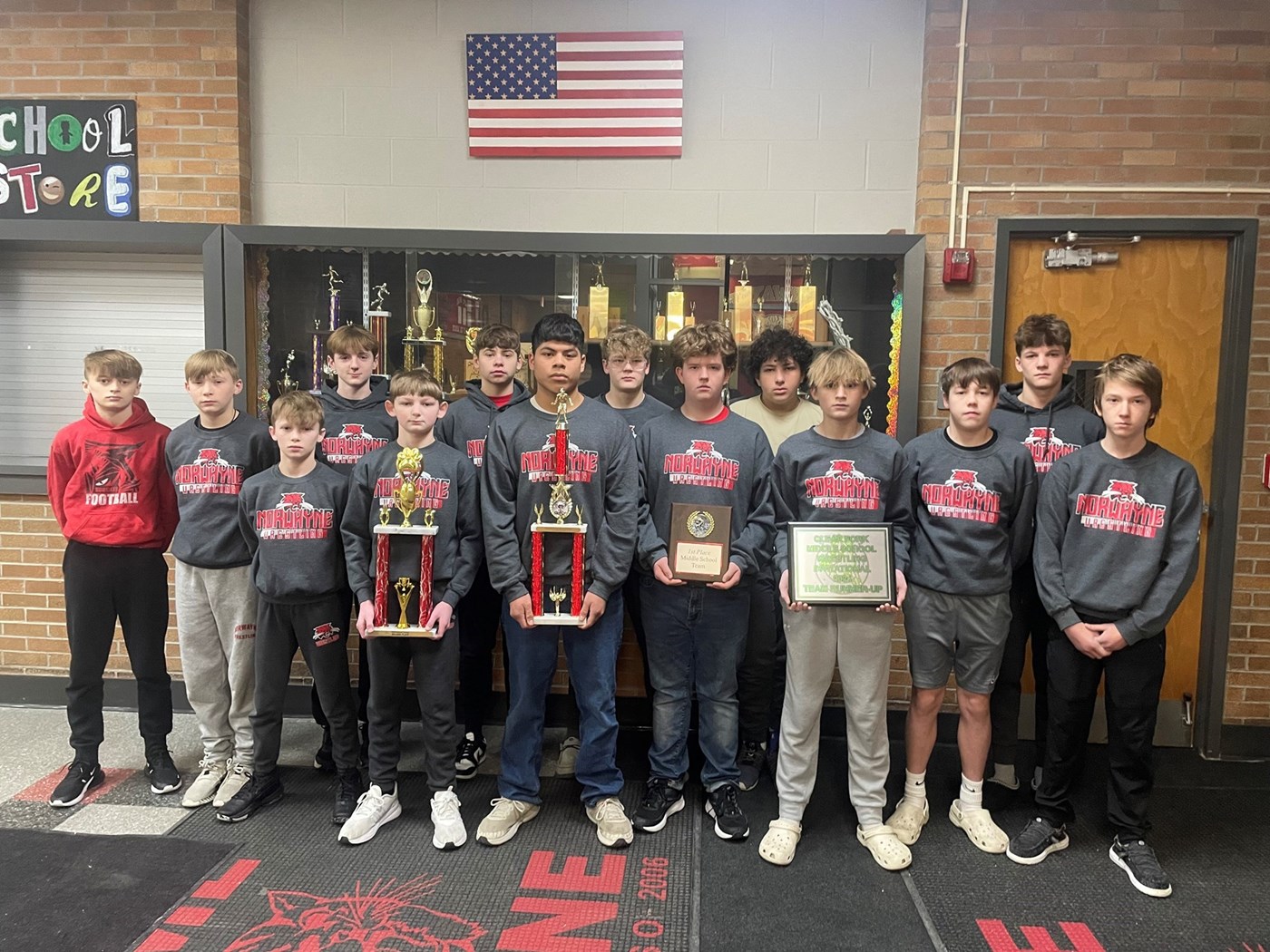 7TH/8TH WRESTLING TEAM CHAMPIONS AT CANTON SOUTH