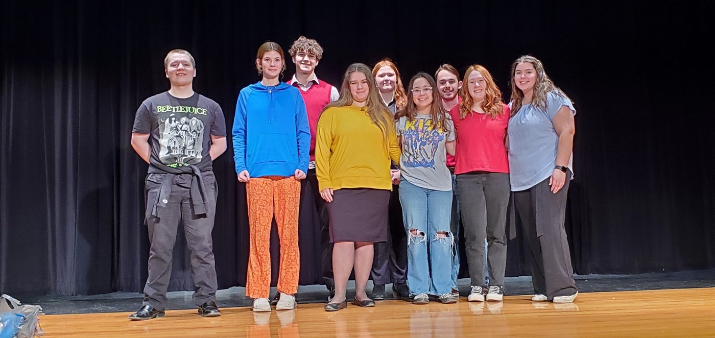 Congratulations to the cast of Back Cover for a Superior Rating at the 2025 Play Festival!!